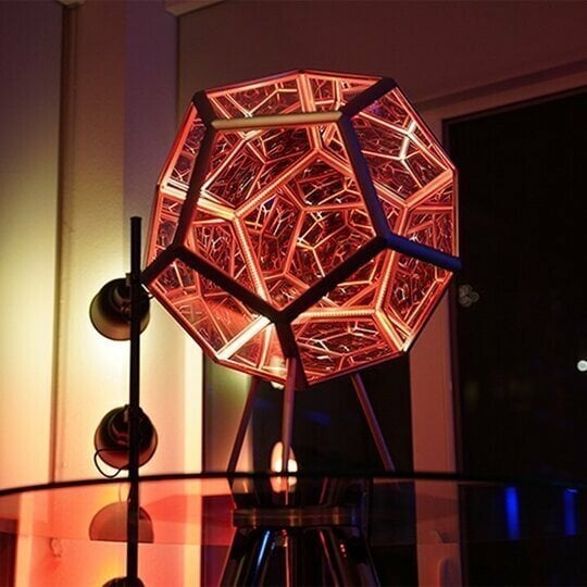 (🎁202New Year Hot Sale🎁 49% Off🎁)Infinite Dodecahedron Color Art Light