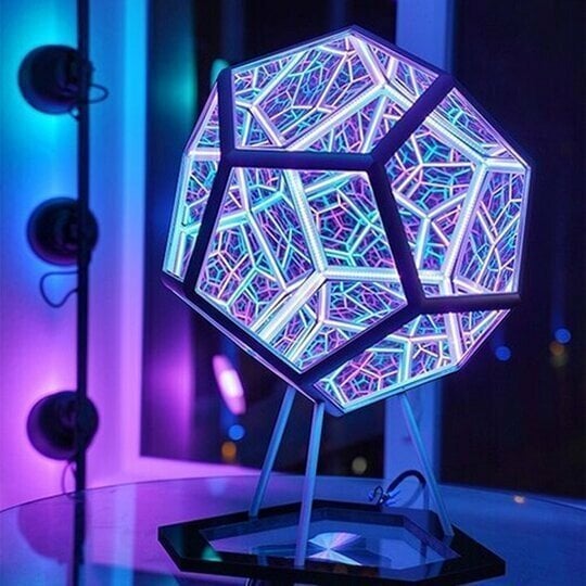 (🎁202New Year Hot Sale🎁 49% Off🎁)Infinite Dodecahedron Color Art Light