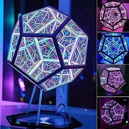 (🎁202New Year Hot Sale🎁 49% Off🎁)Infinite Dodecahedron Color Art Light
